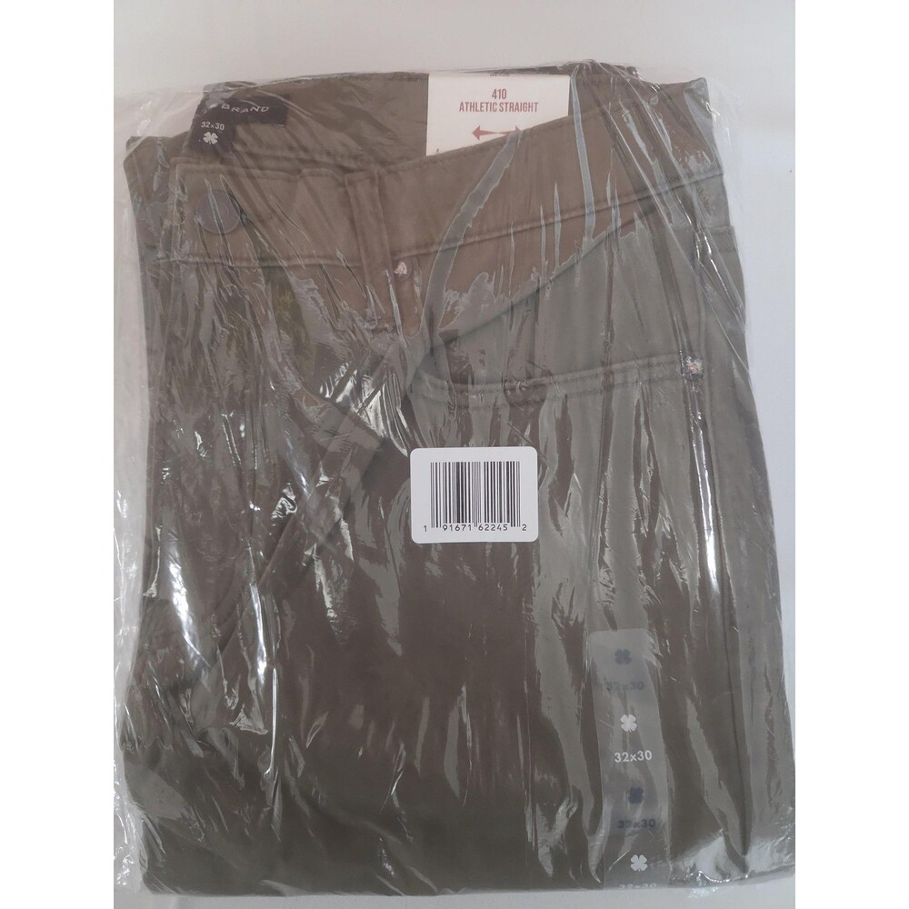 Lucky Brand Jeans Mens 32x30 Brown 410 Athletic Straight Stretch Denim Casual